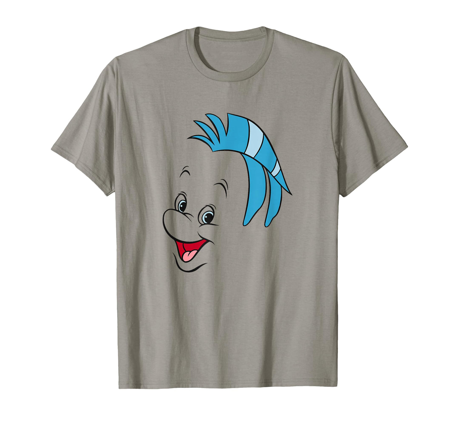 Disney The Little Mermaid Flounder Big Face T-Shirt