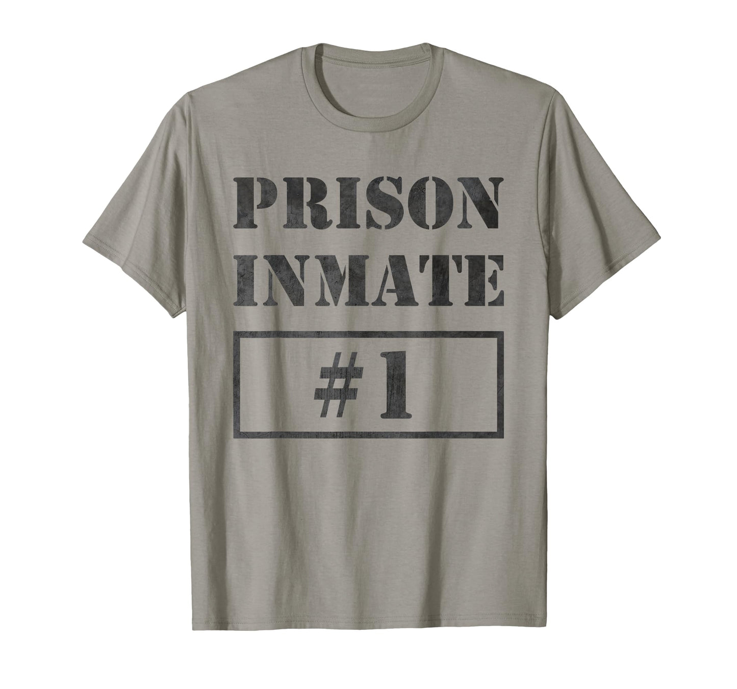 Prisoner Costume T-Shirt Inmate Funny Orange Escaped Jail T-Shirt