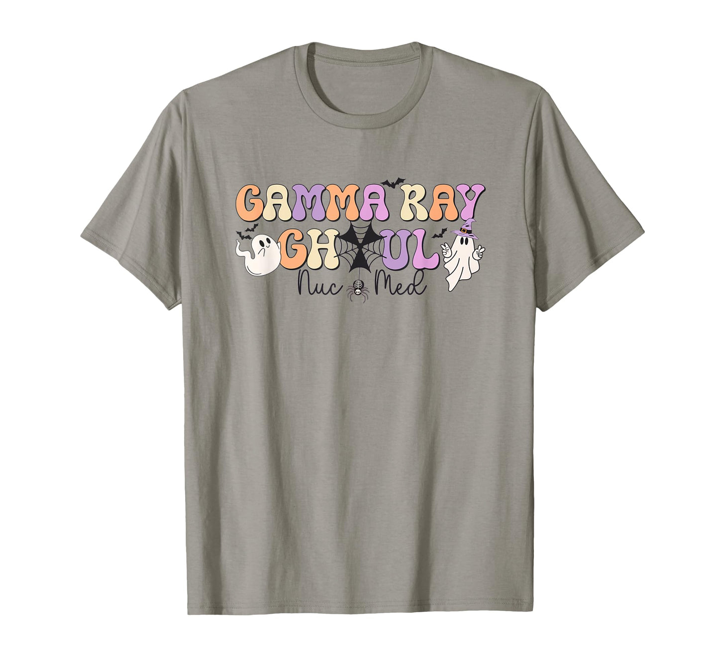 Retro Halloween Nuc Med Gamma Ray Ghoul Nuclear Medicine T-Shirt