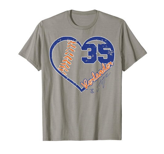 Justin Verlander Heart Team T-Shirt - Apparel T-Shirt