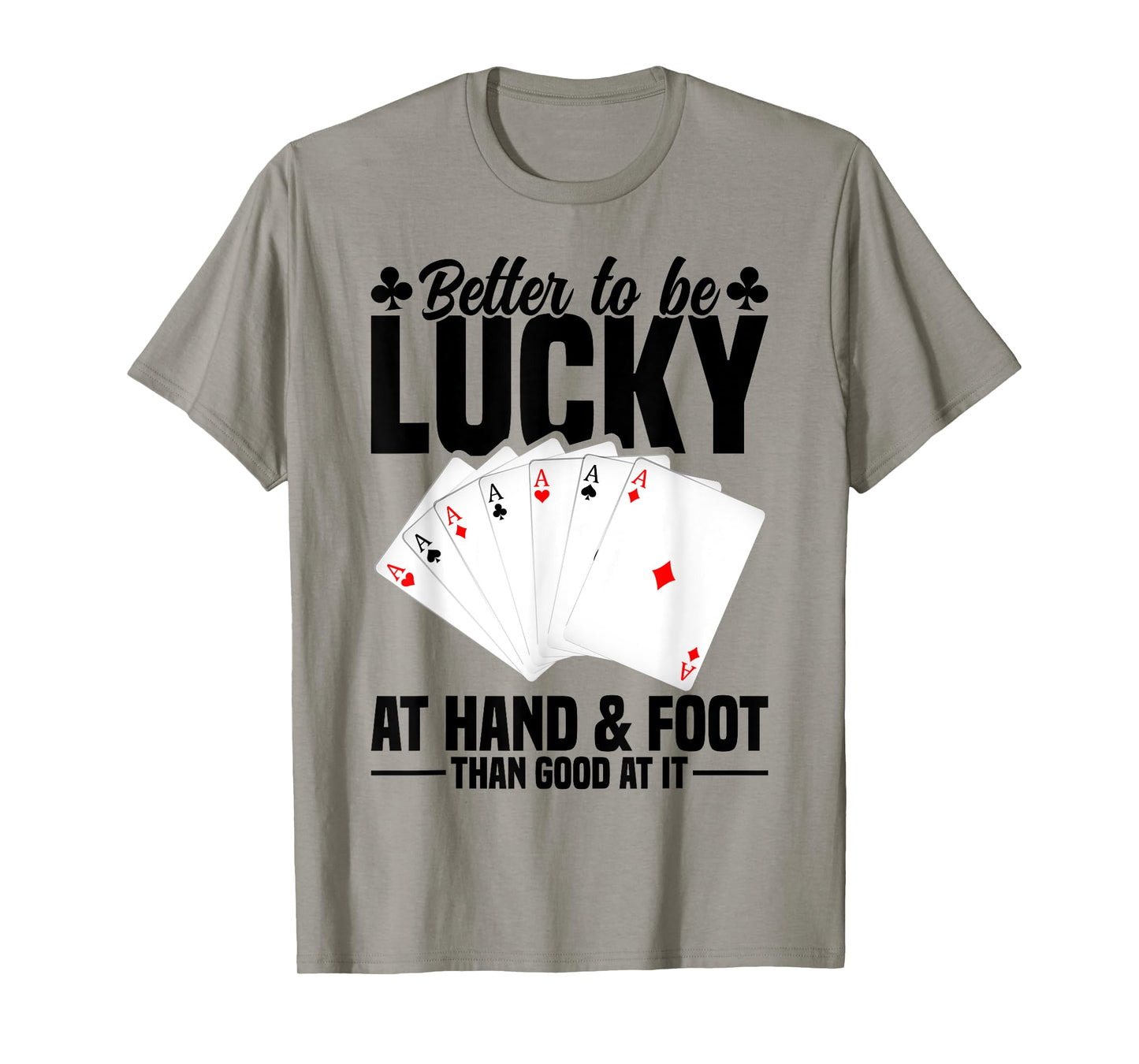 Hand and Foot Playing Cards Game Set Partner Hand Foot T-Shirt