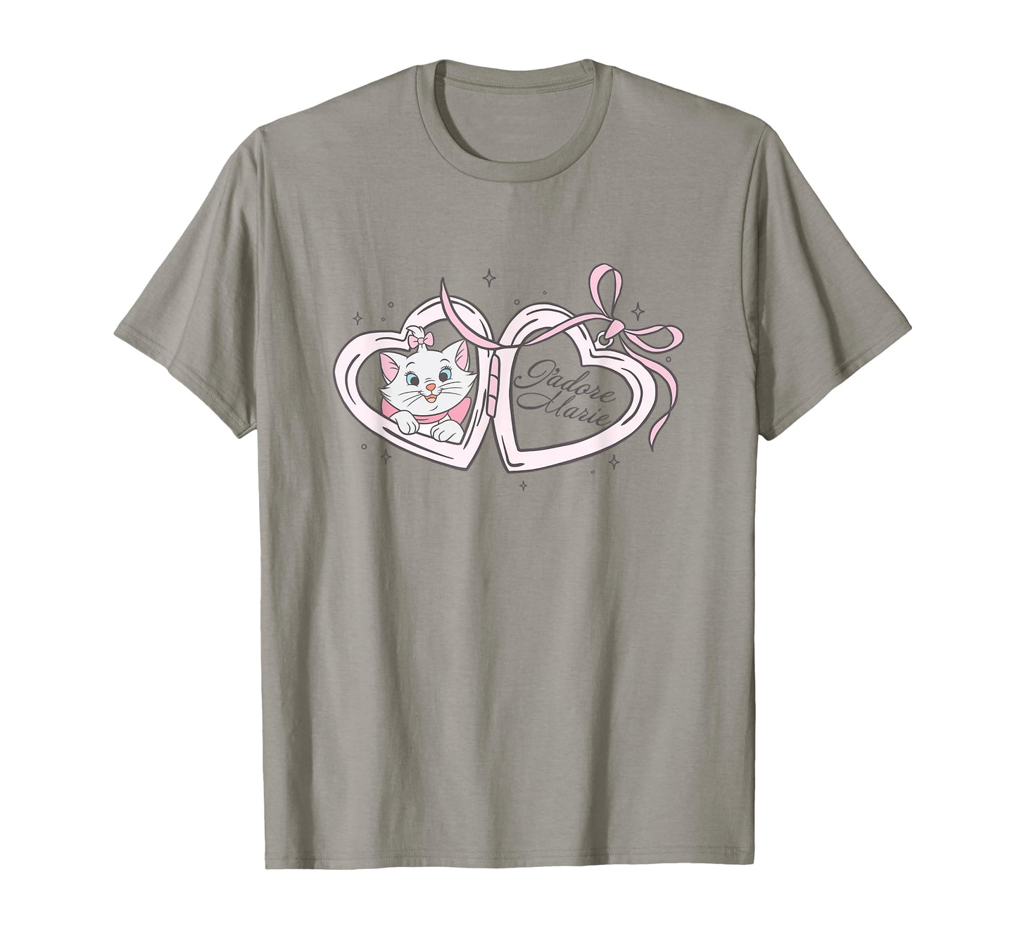 Disney The Aristocats J'Adore Marie Heart Locket Portrait T-Shirt