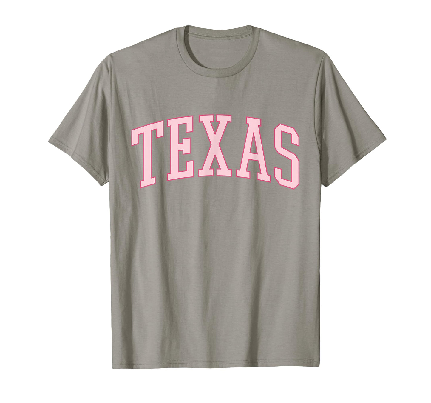 Preppy Varsity Pink Texas T-Shirt