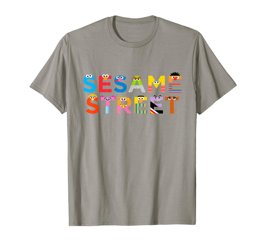 Sesame Street with Monster Letters T-Shirt