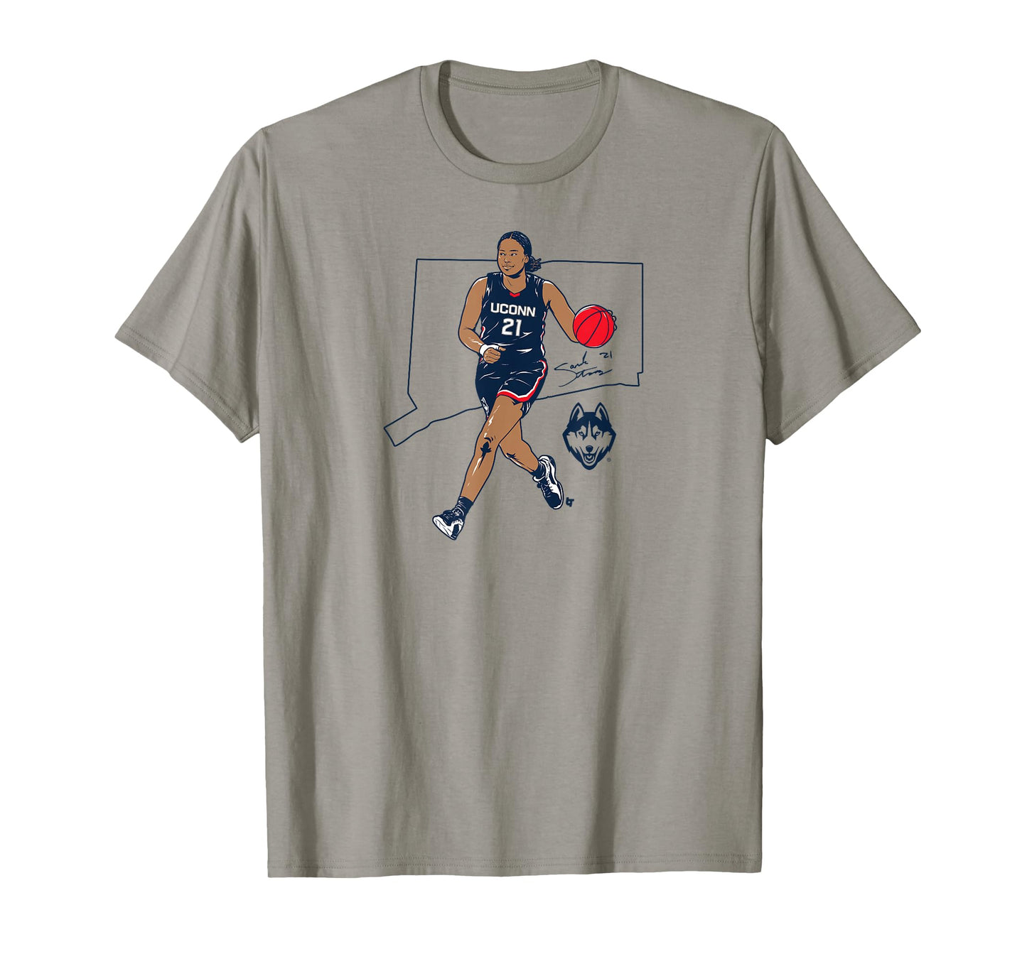 UConn Basketball: Sarah Strong State Star T-Shirt