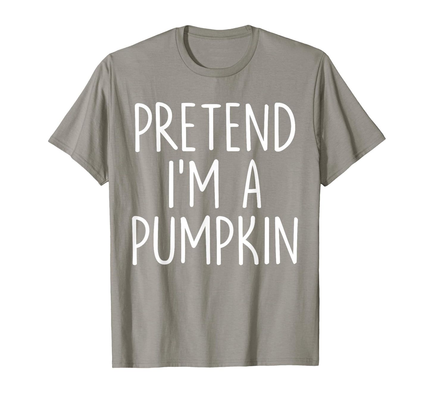 Pretend I'm A Pumpkin Halloween Couples Costume Matching T-Shirt