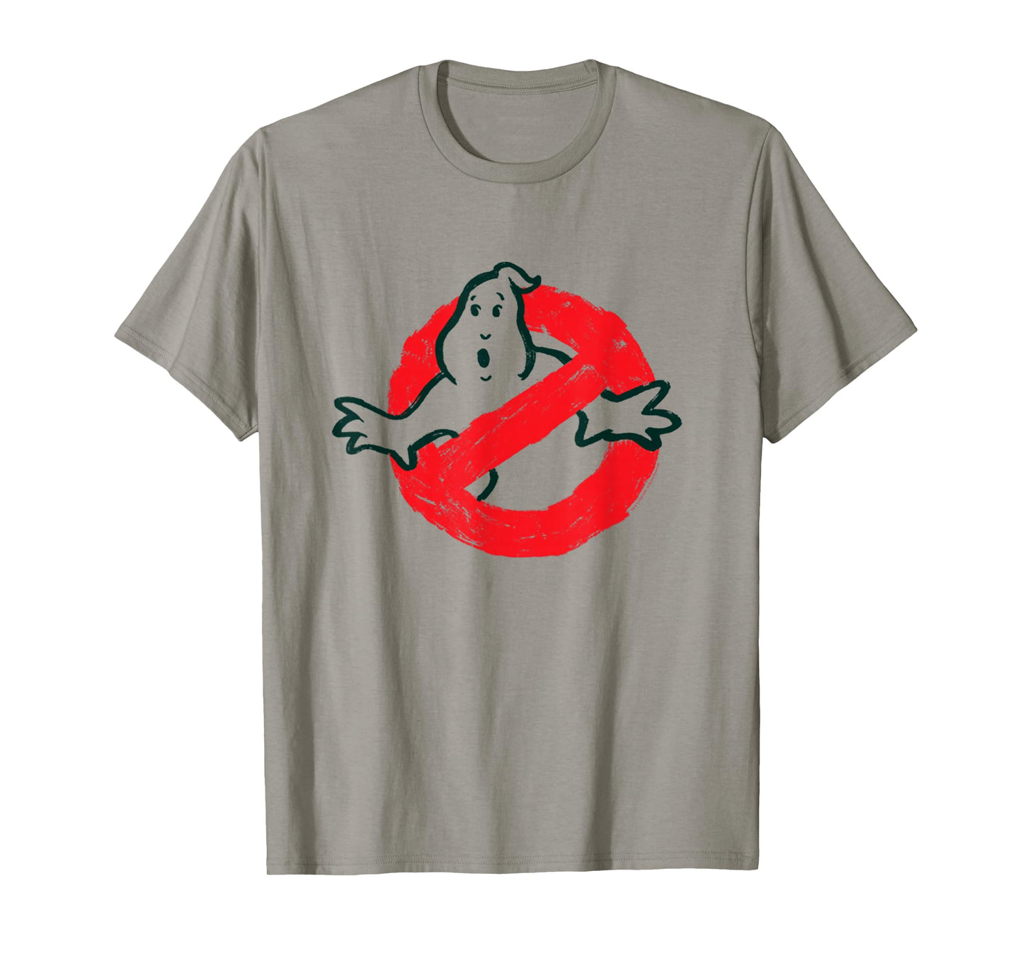 Ghostbusters No Ghost Logo Sketch Retro Movie T-Shirt