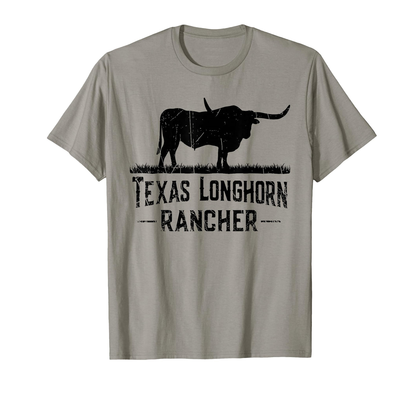 Texas Longhorn Rancher - Longhorn Cow for Cattle Farmer T-Shirt