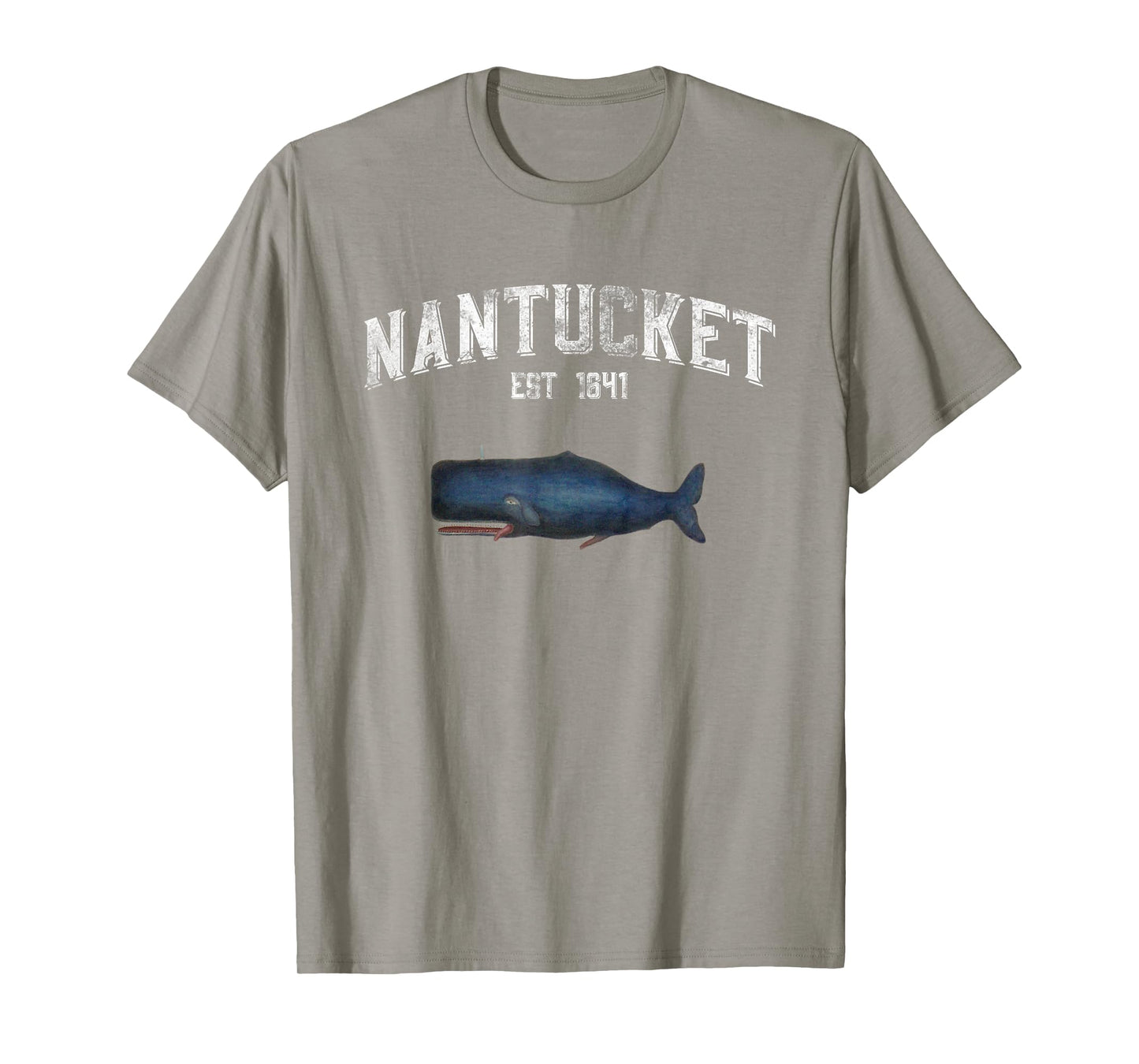 Nantucket Massachusetts Vintage Style Whale T Shirt T-Shirt