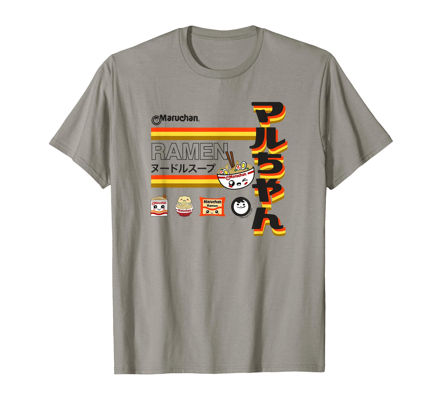 Maruchan Ramen Cute Anime Faces Poster T-Shirt