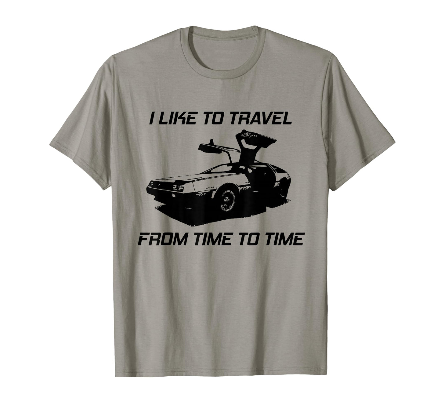 I Like To Travel From Time To Time. Funny Retro Car Vacation T-Shirt