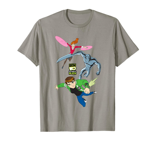 Ben 10 Ultimate Alien: Cosmic Destruction Main Trio Shot T-Shirt