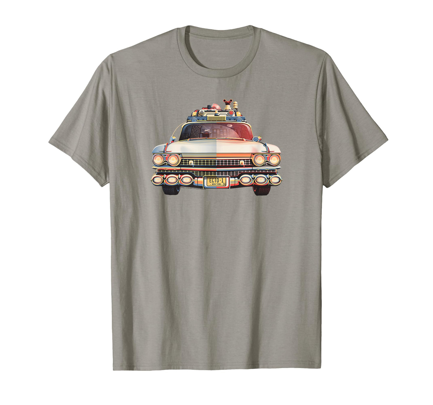 Ghostbusters Ecto-1 Poster Retro Funny Movie T-Shirt