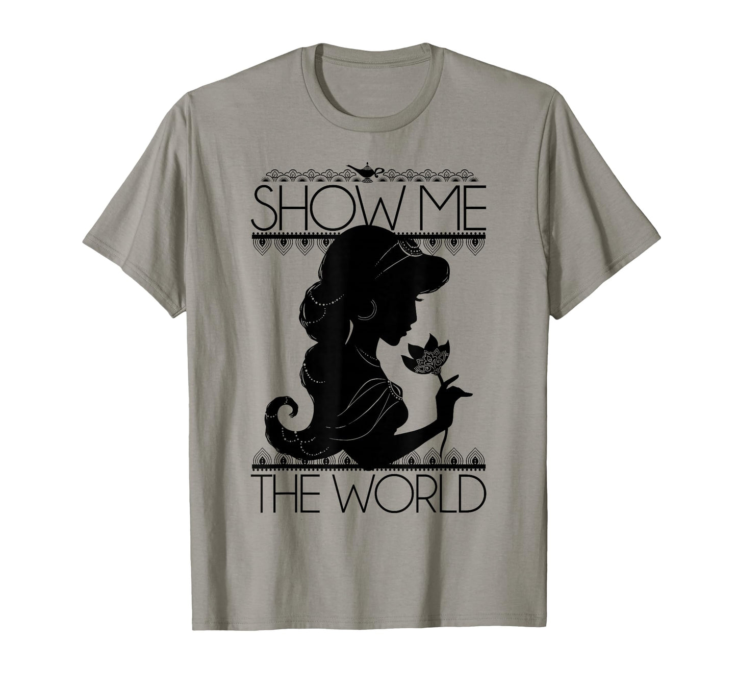 Disney Aladdin Jasmine Show Me The World Silhouette T-Shirt T-Shirt