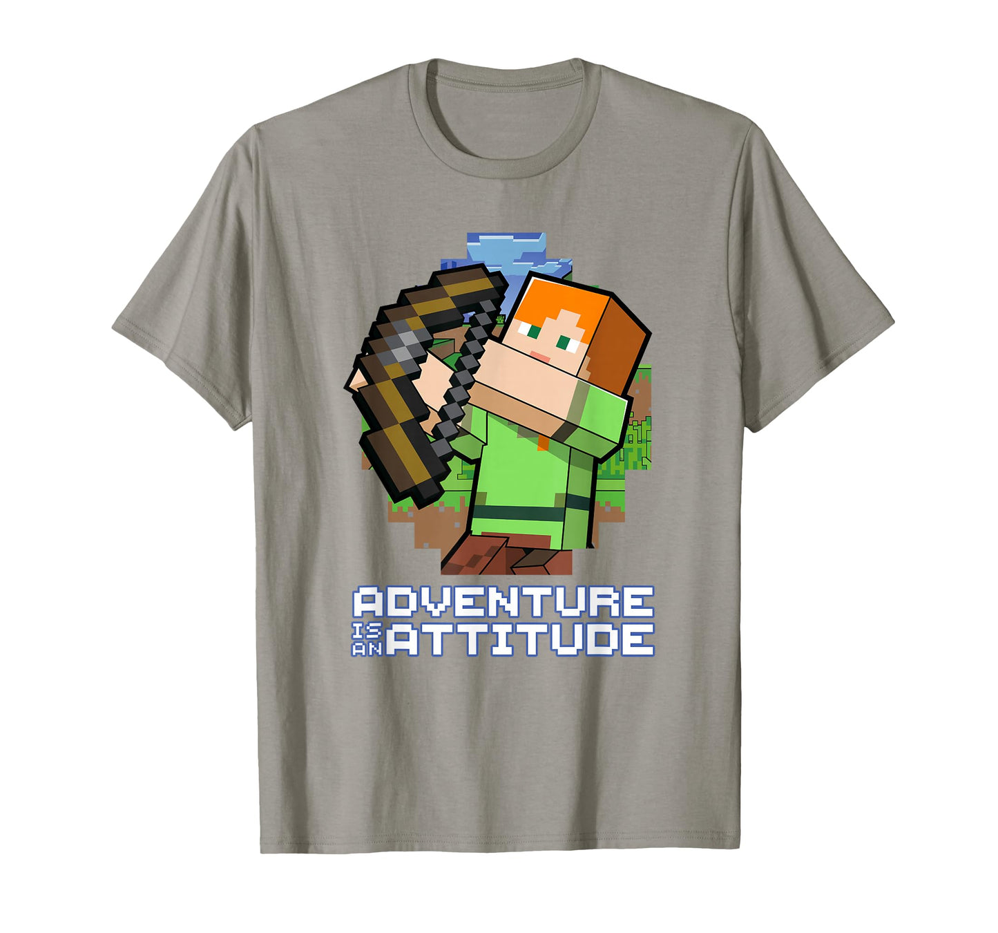 Minecraft Alex Adventure Is An Attitude Graphic Blocks T-Shirt