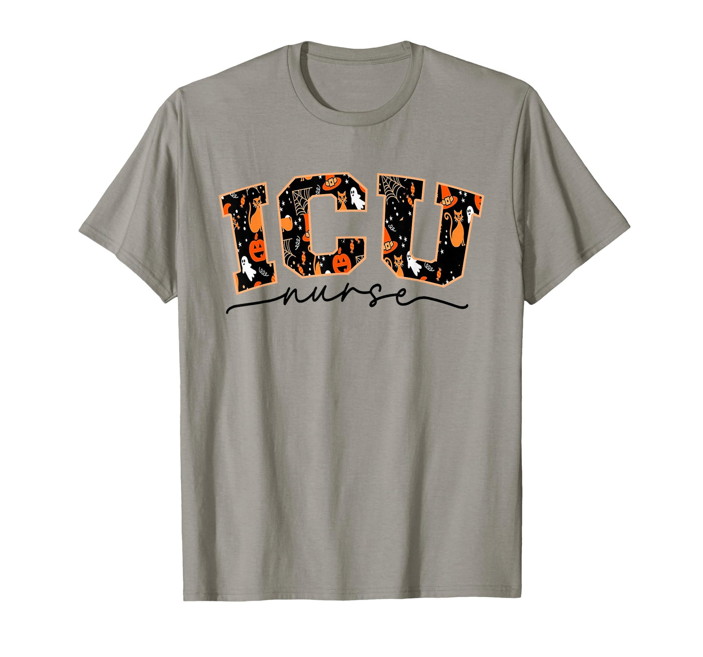 ICU Nurse Halloween Critical Care CCU Intensive Care Rn Fall T-Shirt