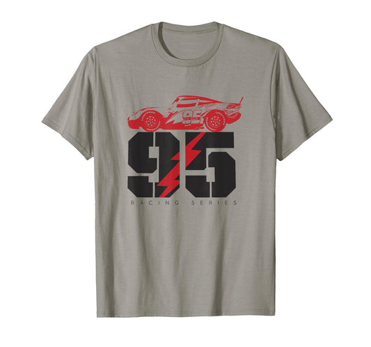 Disney Pixar Cars 95 Racing Series Lightning McQueen Retro T-Shirt