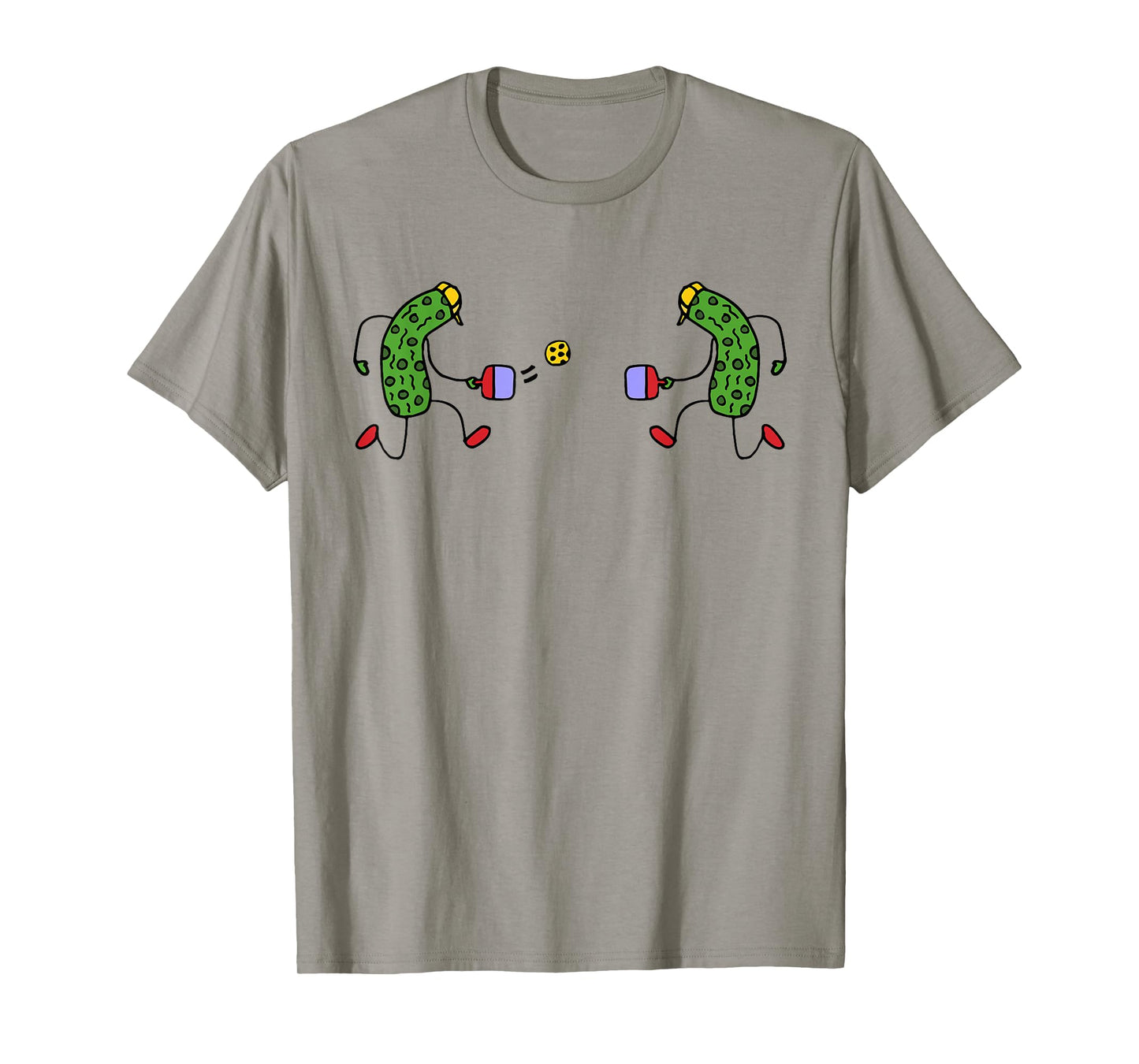 Funny Pickles Playing Pickleball Pickle Ball Women Men Sport T-Shirt