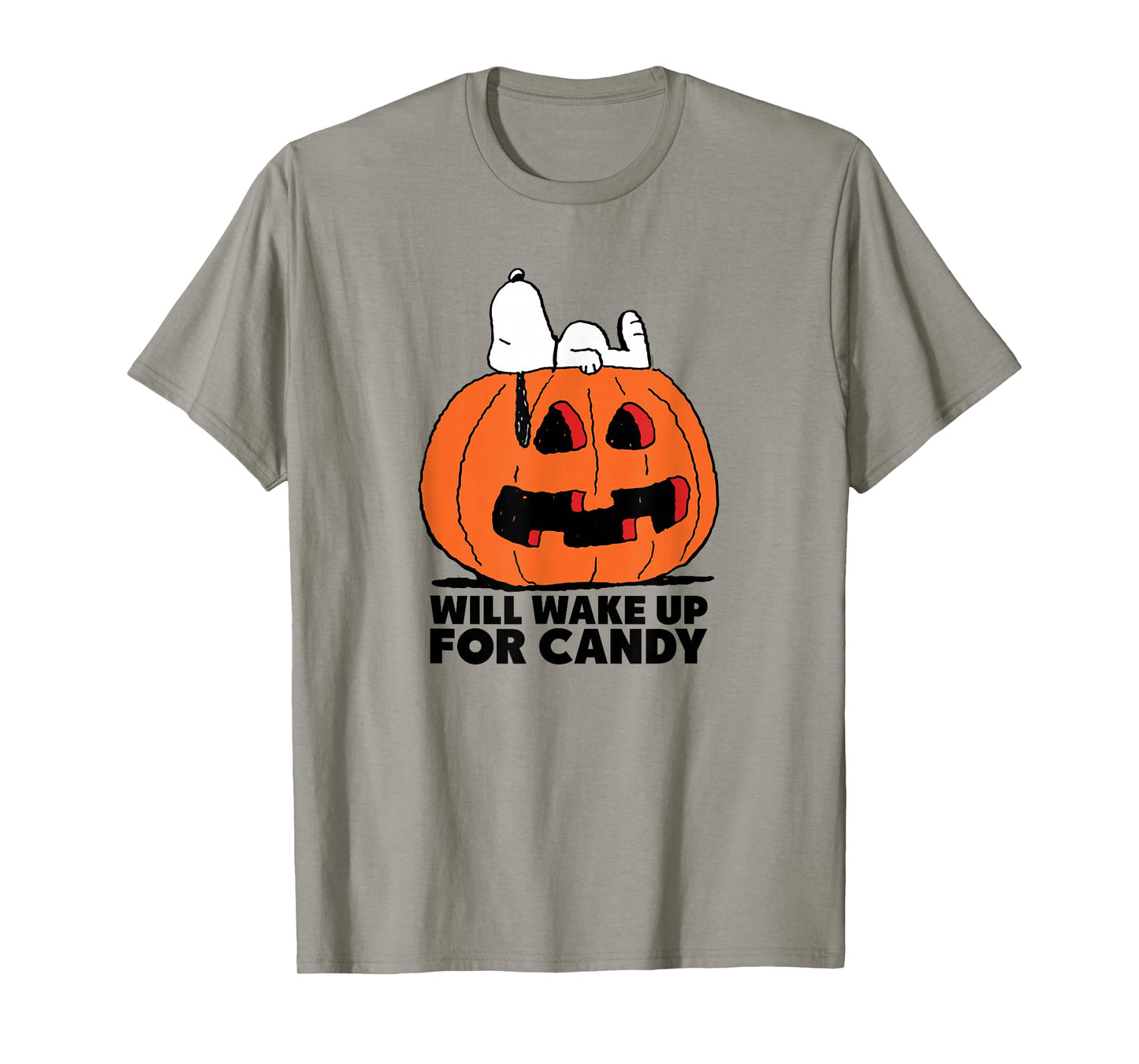 Peanuts Halloween Snoopy Wake For Candy T-Shirt