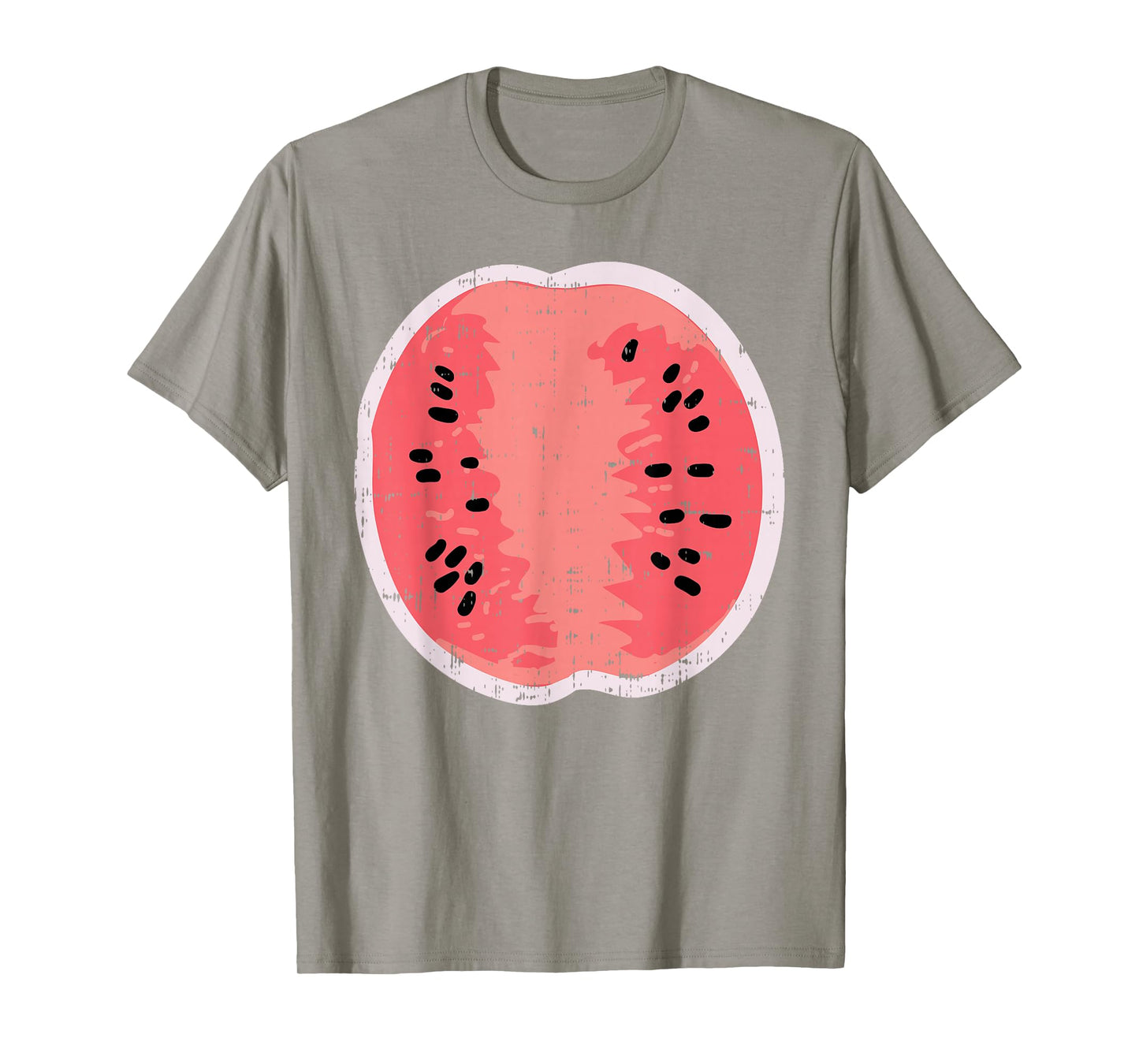 Watermelon Funny Fruit Food Lazy DIY Easy Halloween Costume T-Shirt