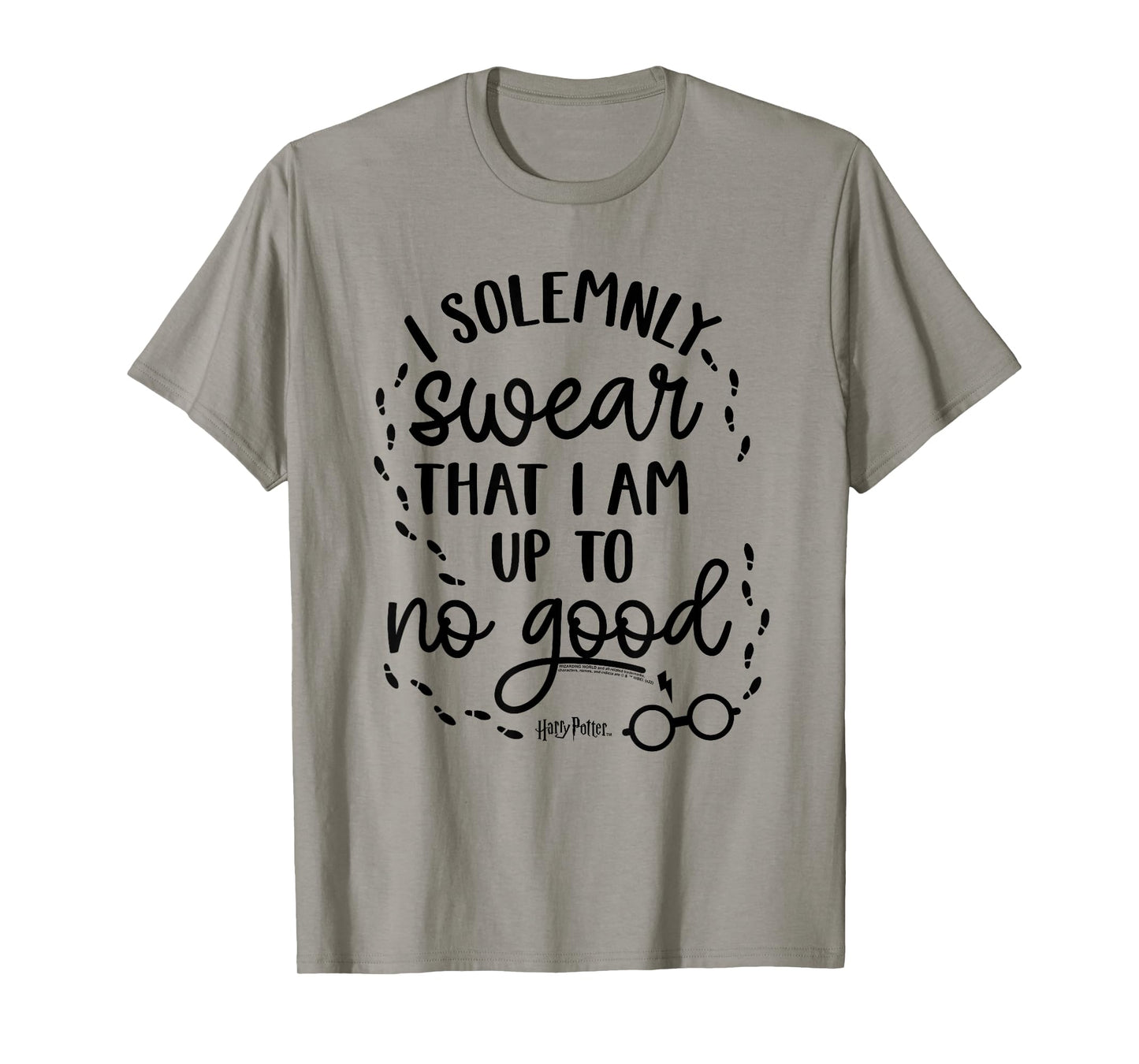 Harry Potter Up to No Good on White T-Shirt