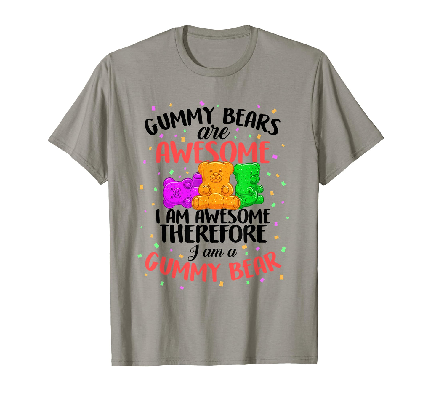 Gummy Bear Dancing Animal Candy for Adult Youth Kids Gift T-Shirt Small