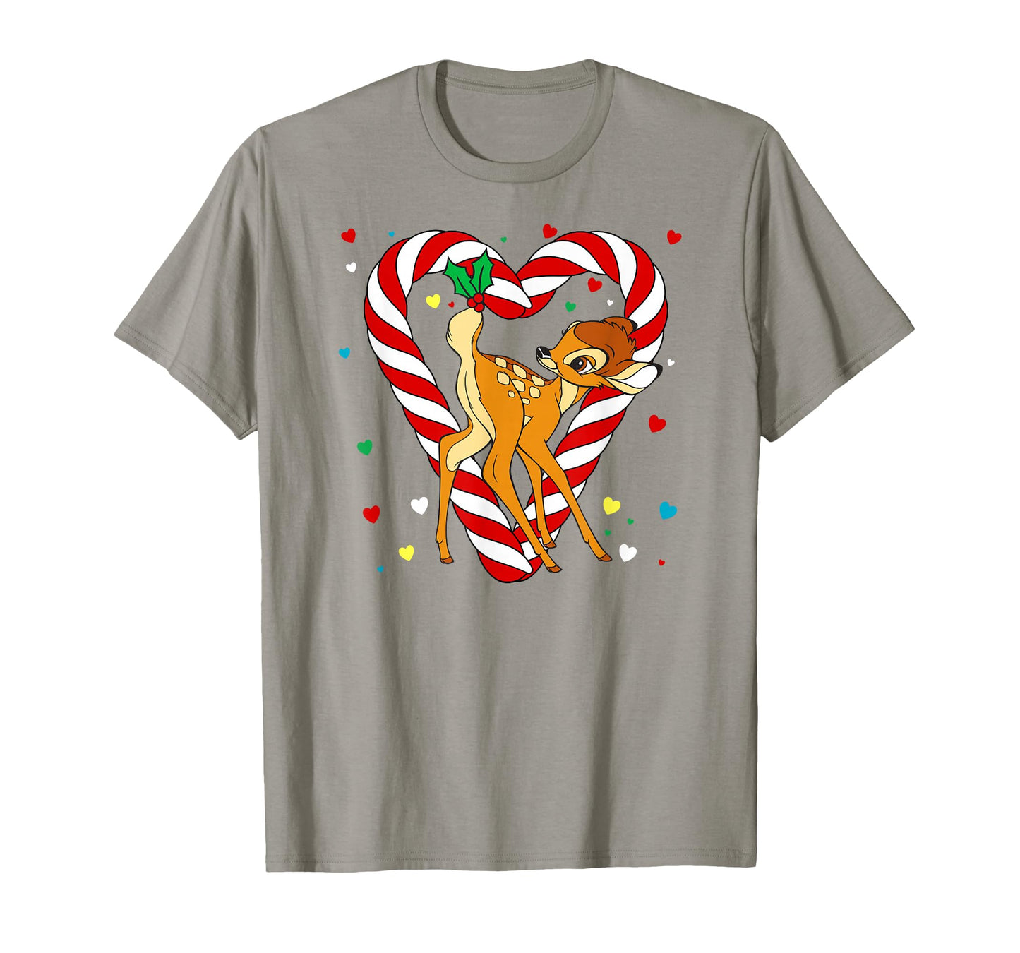 Disney - Bambi Candy Cane Holiday T-Shirt