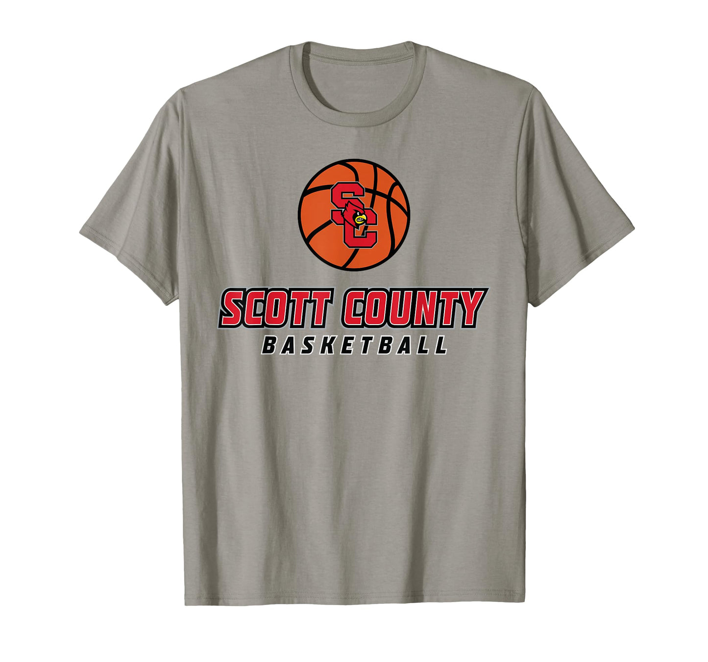 Scott County High School Cardinals Basketball T-Shirt