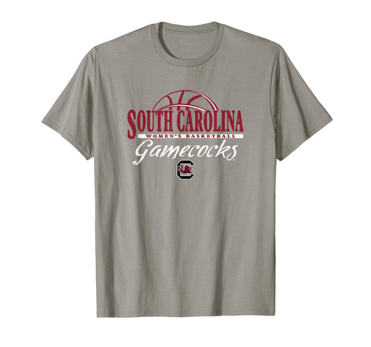 South Carolina Gamecocks Women's Basketball Layup Gray T-Shirt