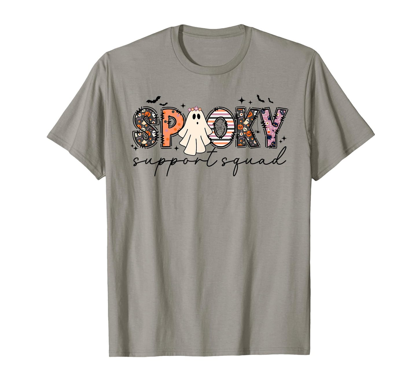 Spooky Support Squad Halloween School Office Staff Employees T-Shirt