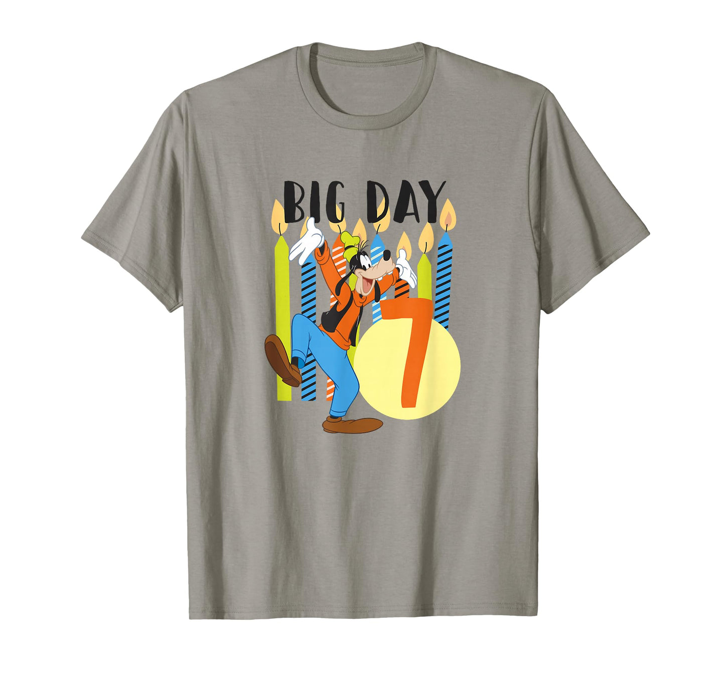 Disney Goofy Birthday Big Day 7 Years Old T-Shirt
