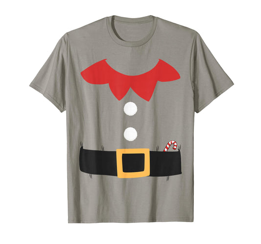Funny Christmas Elf Suit Costume Adult For Men Women Kids T-Shirt