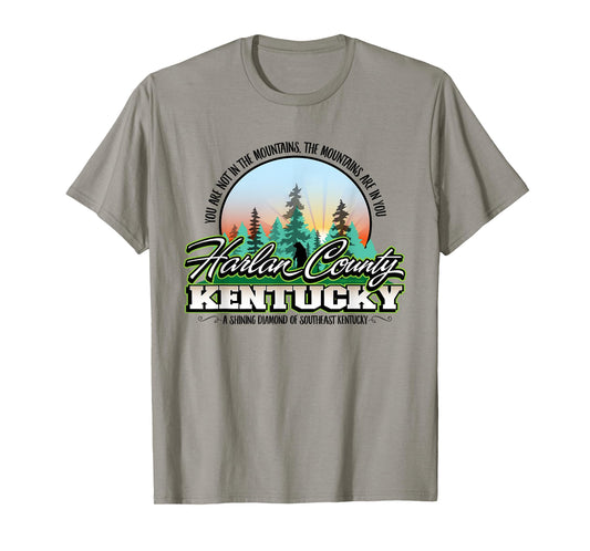 Harlan County Kentucky The Mountains Are In You Black Bear T-Shirt