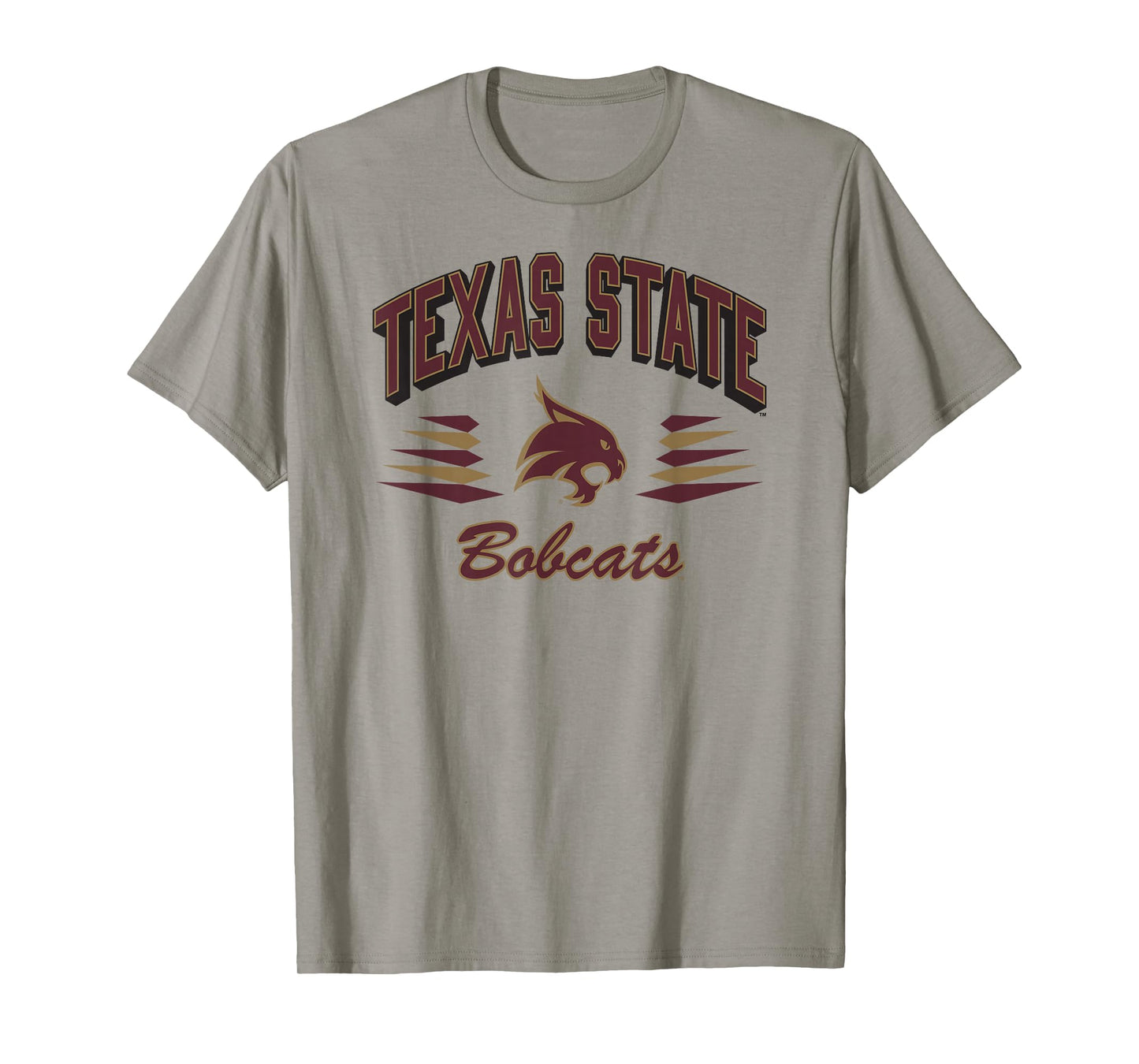 Texas State Bobcats Retro Diamond White Officially Licensed T-Shirt