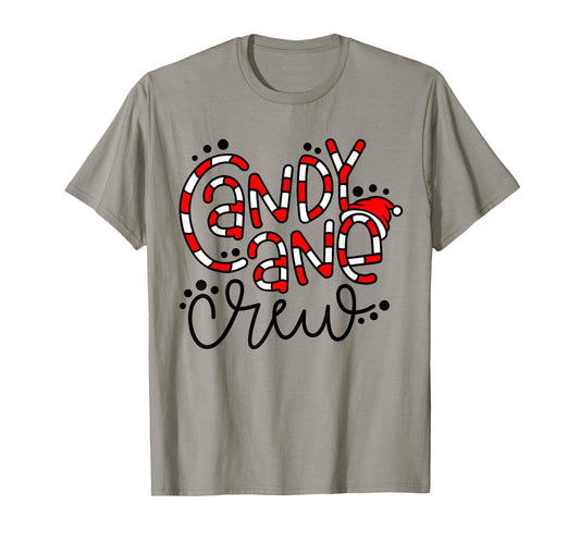Candy Cane Crew Christmas Xmas Love Candy Boys Girls Kids T-Shirt