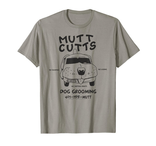 Dumb and Dumber Mutt Cutts Dog Grooming Funny Movie T-Shirt