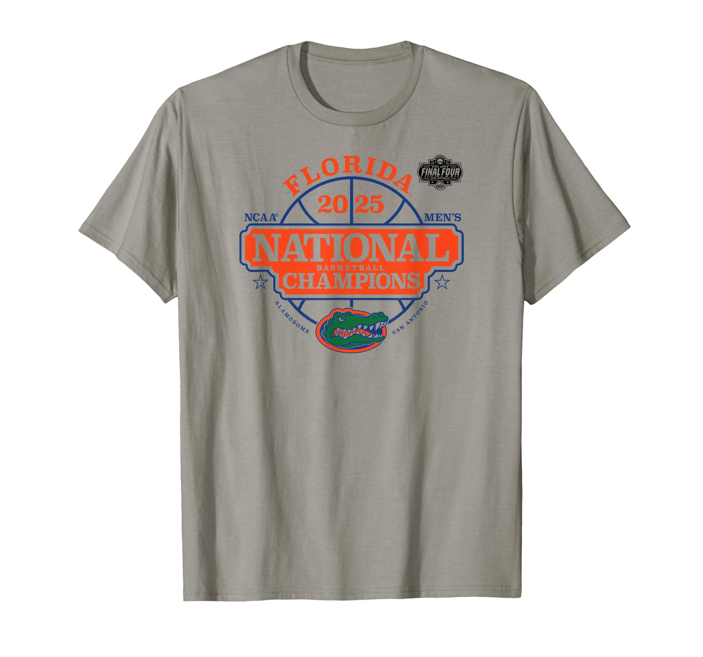 Florida Gators National Champs 2025 Men's Basketball White T-Shirt