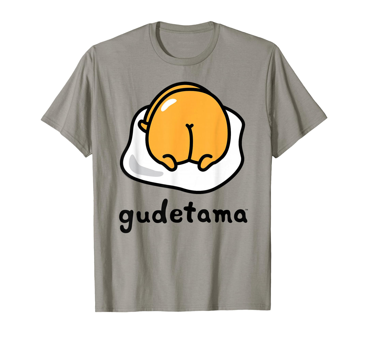 Gudetama The Lazy Egg Backside Logo Tee Shirt T-Shirt