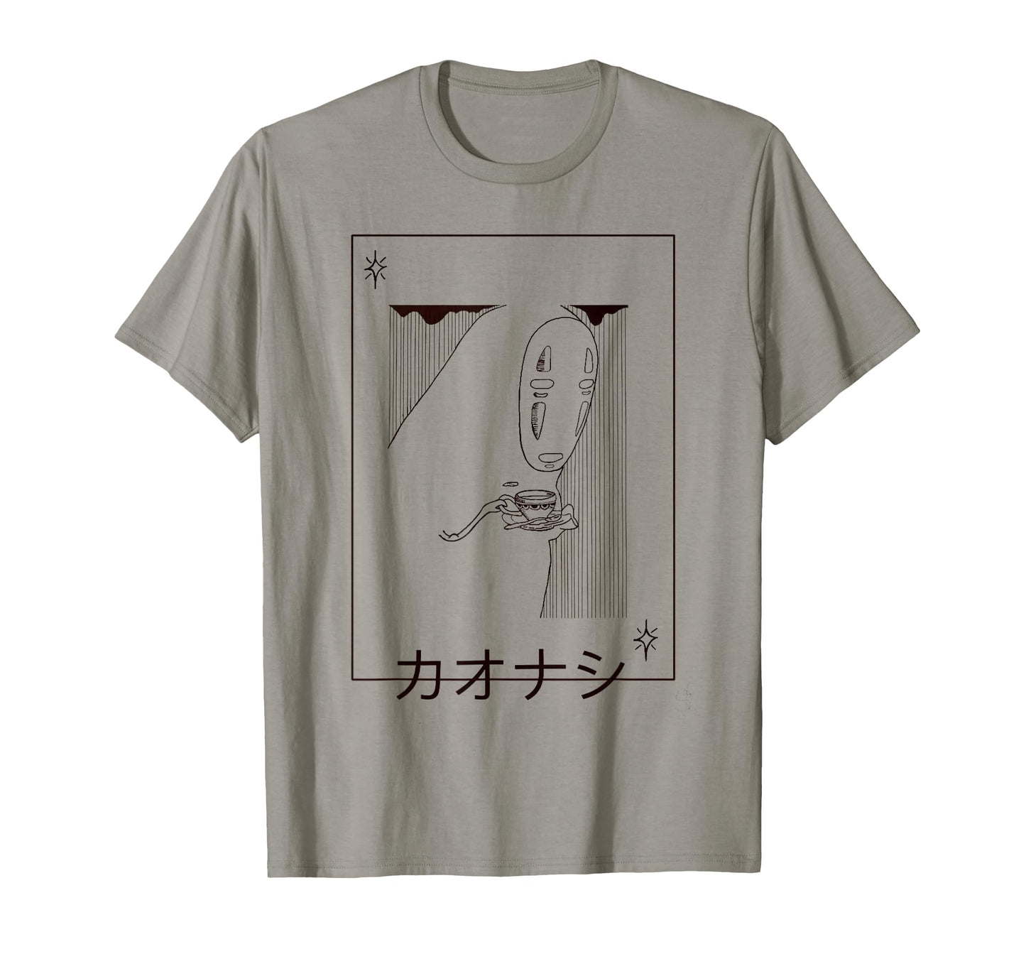 No face tea party funny anime japanese T-Shirt