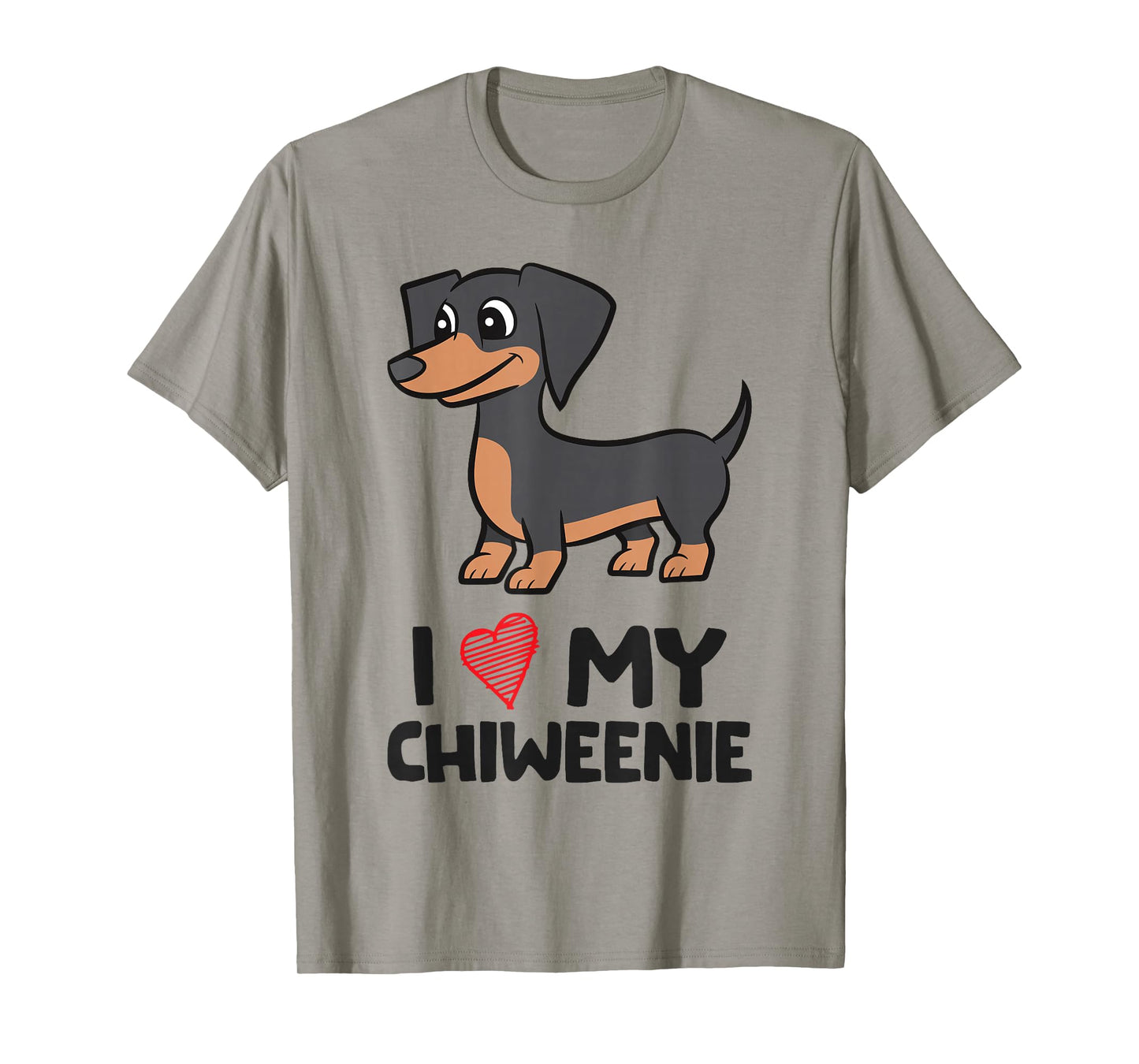 Chiweenie Dog I Love My Chiweenie T-Shirt