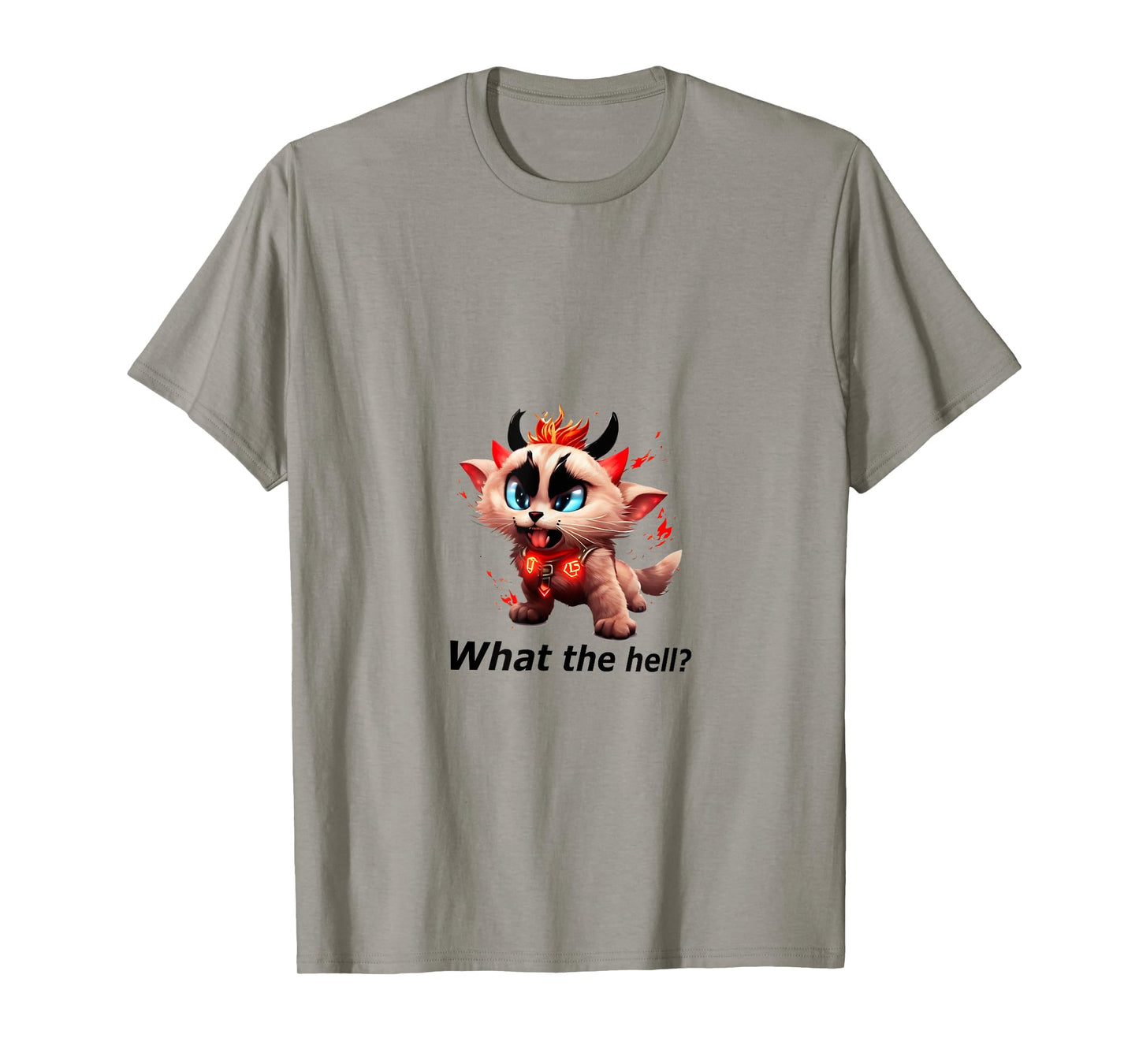 What the hell? Hell Cat - Devil Cat T-Shirt