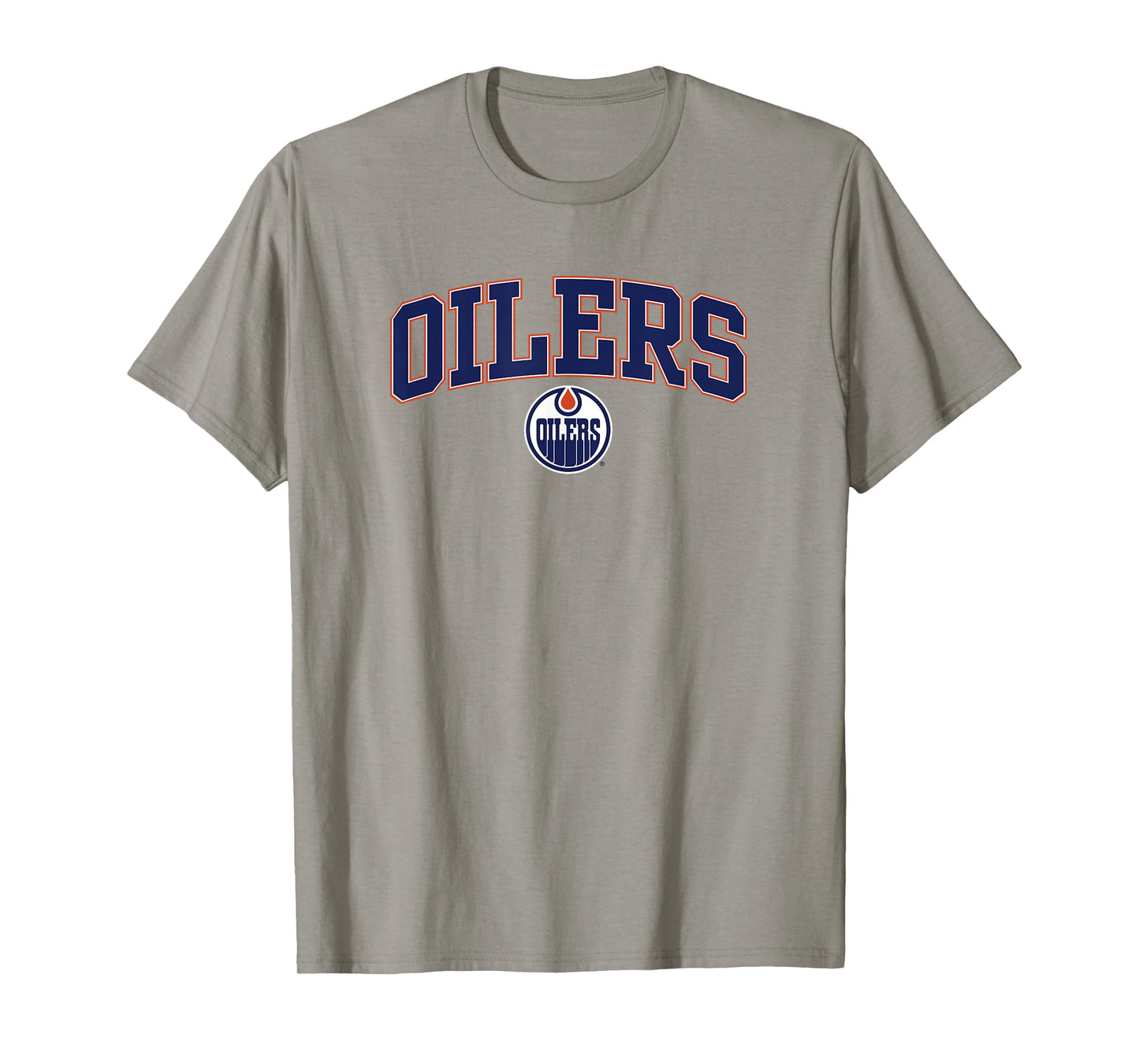 Edmonton Oilers Arch Over Gray Officially Licensed T-Shirt