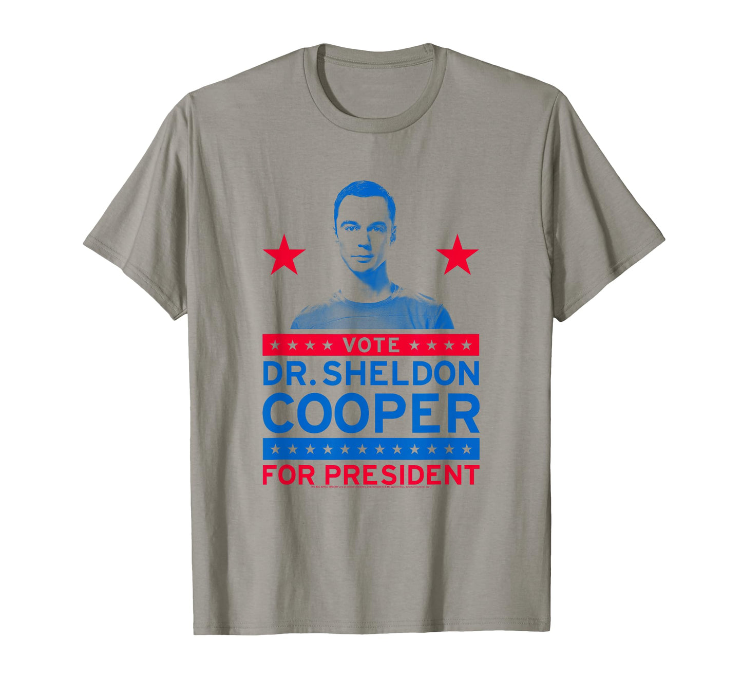 The Big Bang Theory Sheldon Cooper for President TV Show T-Shirt