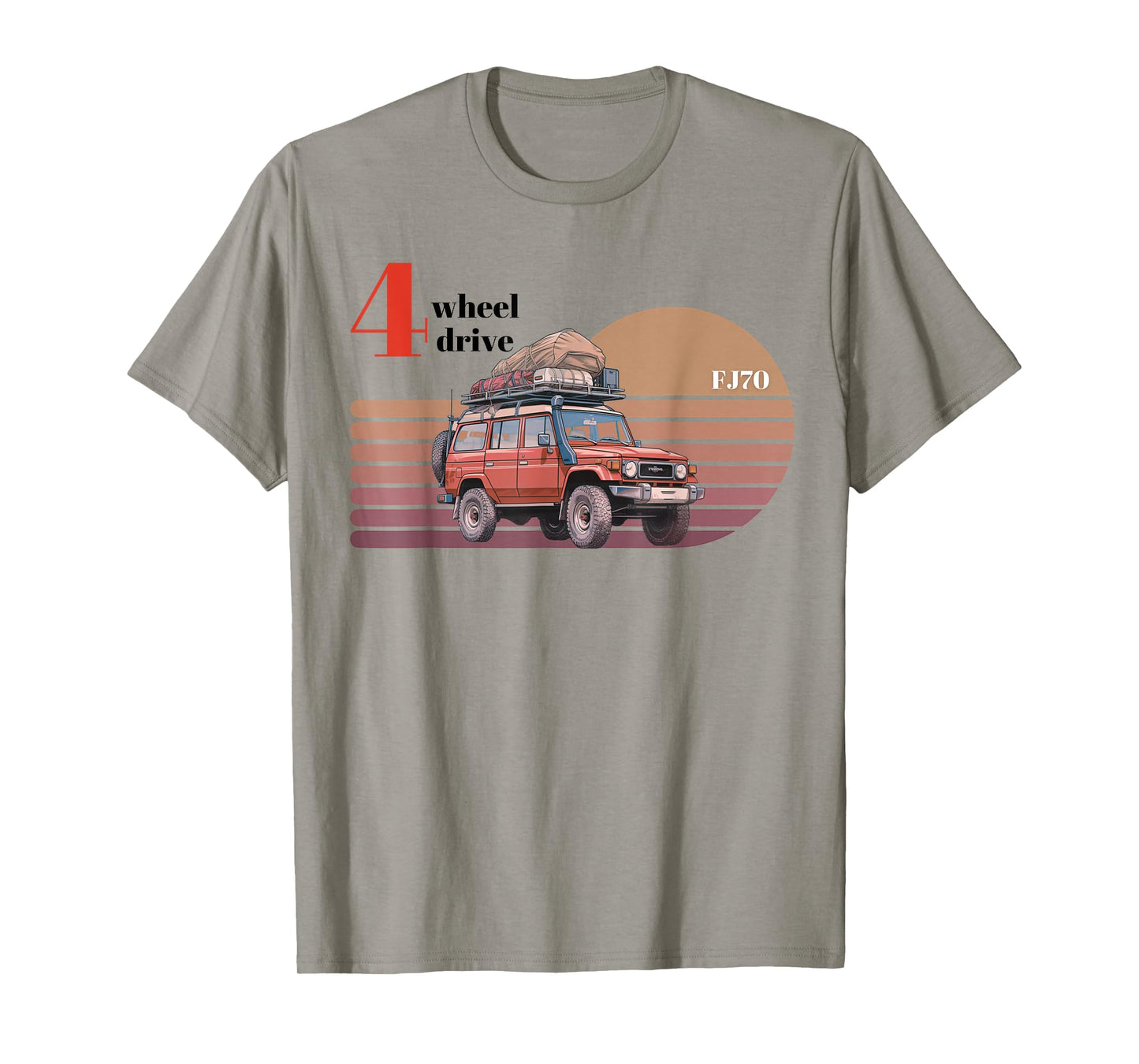 FJ70 4 Wheel drive 4x4 off road adventure T-Shirt