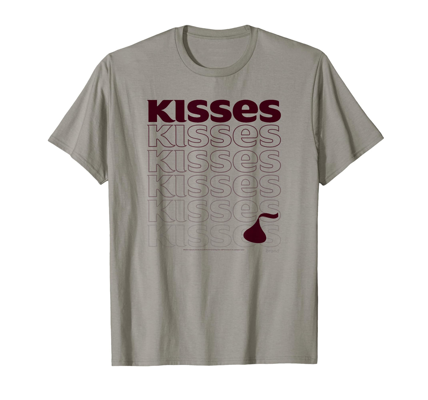 Hershey's Kisses Chocolate Name Stack T-Shirt