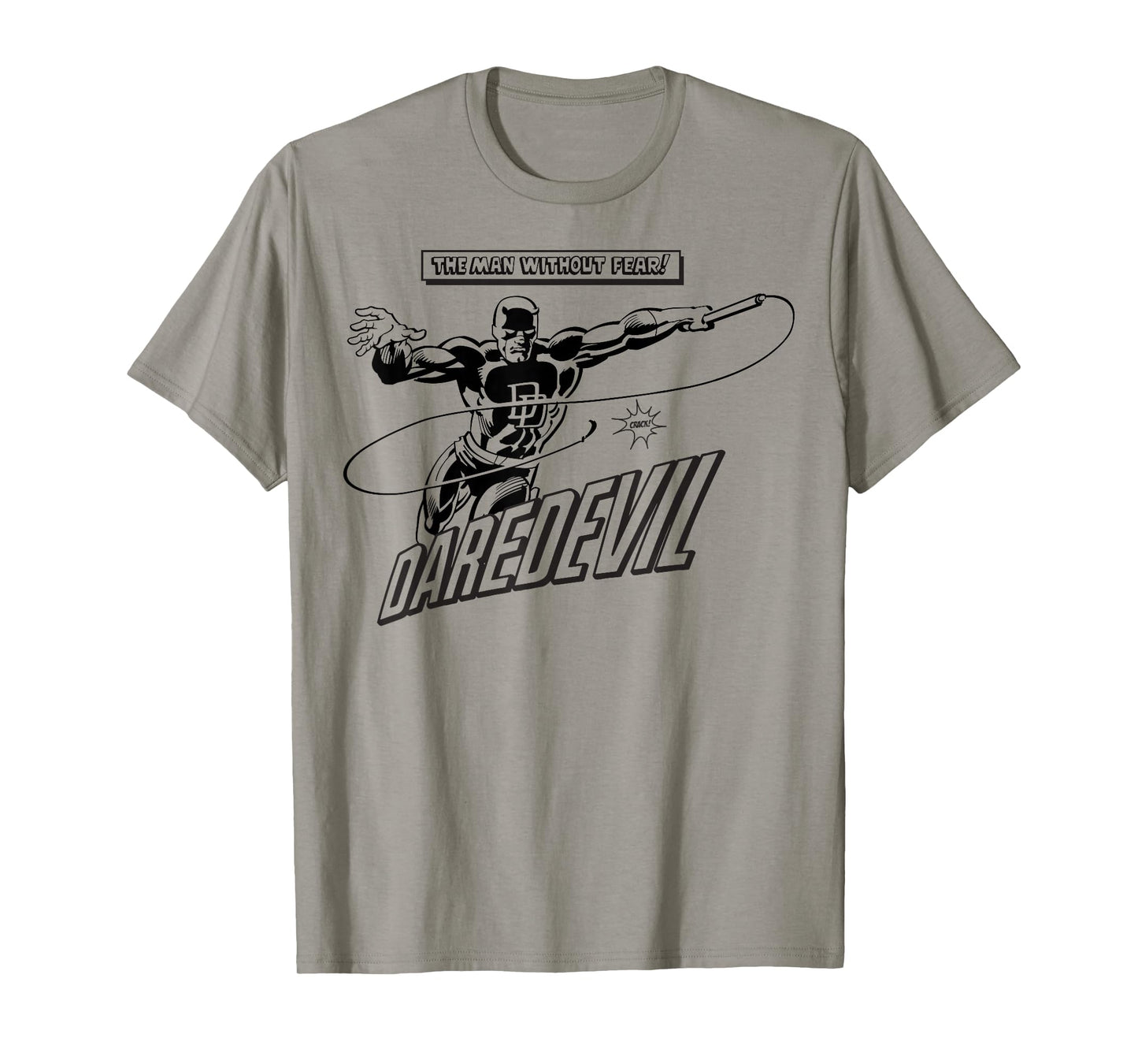 Marvel Daredevil The Man Without Fear! Retro Graphic T-Shirt T-Shirt
