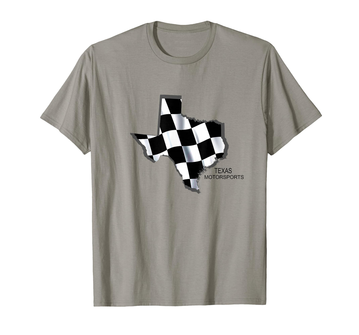 Texas Racing Speedway Checkered Race Flag T-Shirt