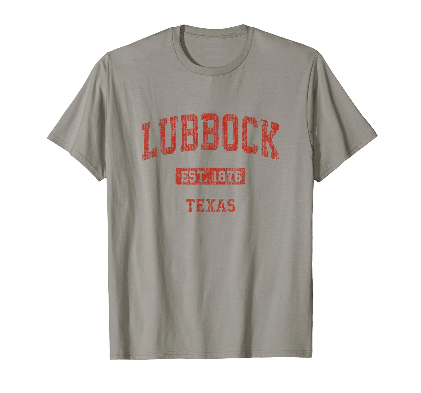 Lubbock Texas TX Vintage Athletic Sports Design T-Shirt