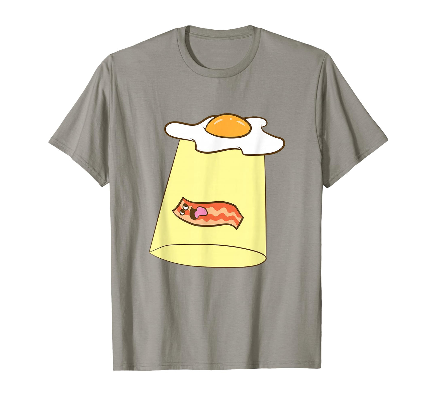 Egg And Bacon UFO Alien Bacon And Eggs Breakfast T-Shirt