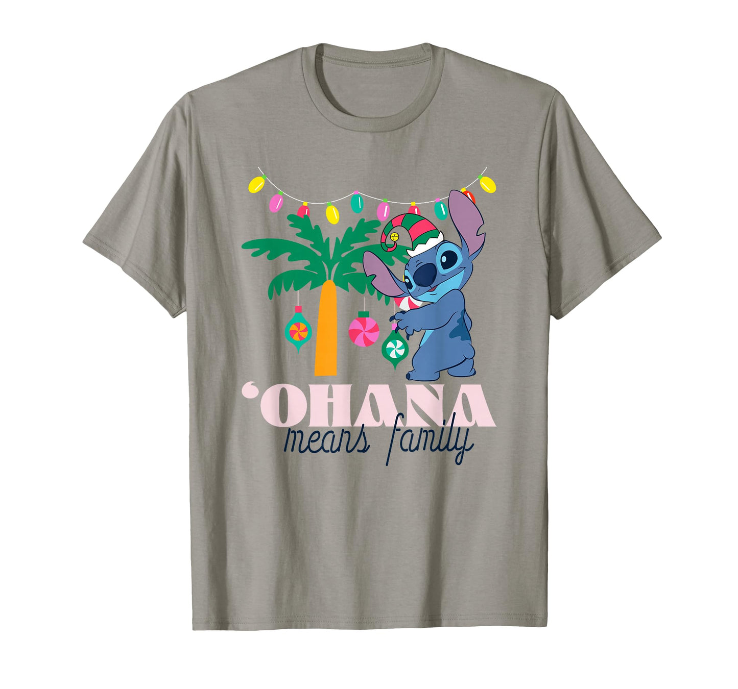 Disney Lilo & Stitch Christmas 'Ohana Means Family T-Shirt